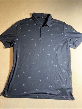 Travis Mathew Navy Polo XL